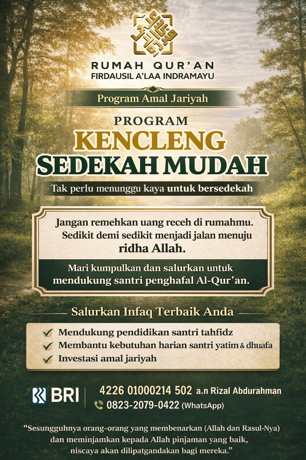 KSM (Kencleng Sedekah Mudah)